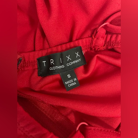 Trixxi Red Mini Dress size small - Picture 3 of 4